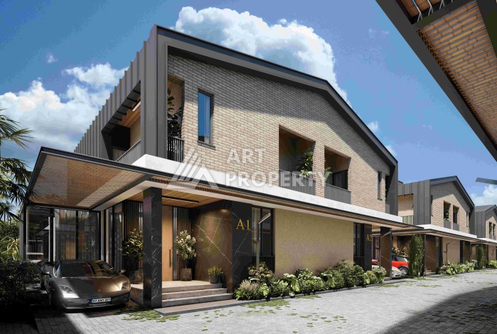 Виллы 4+1 с камином и приватной территорией в Дошемеалты, Анталья, 350 кв.м. - Ракурс 13