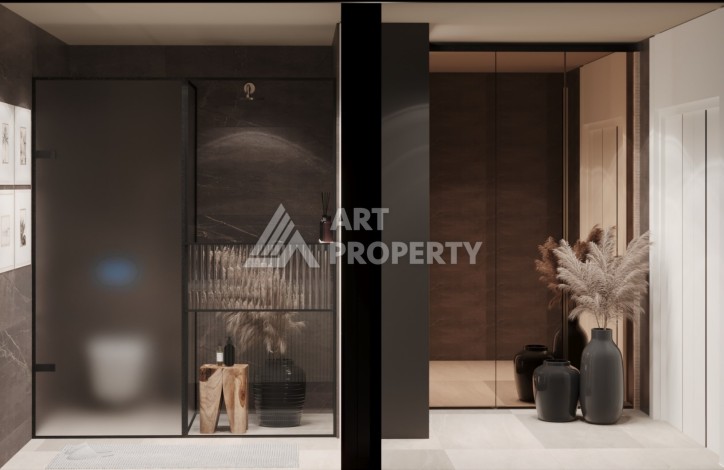 Виллы 4+1 с камином и приватной территорией в Дошемеалты, Анталья, 350 кв.м. - Ракурс 17