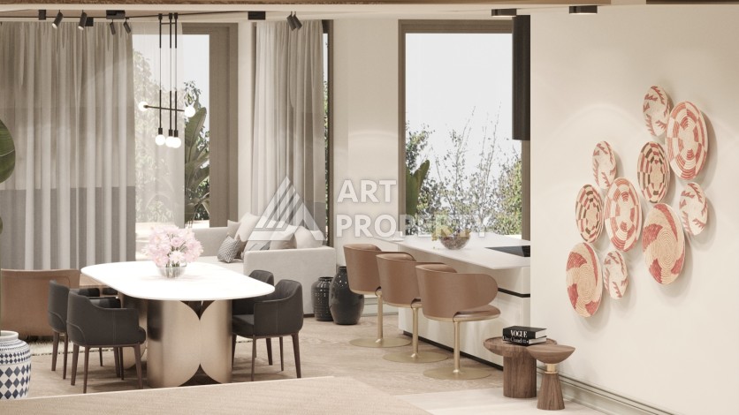 Виллы 4+1 с камином и приватной территорией в Дошемеалты, Анталья, 350 кв.м. - Ракурс 21