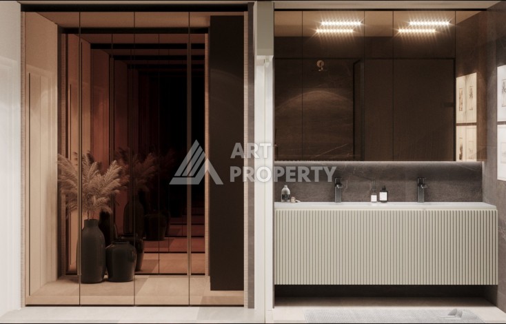 Виллы 4+1 с камином и приватной территорией в Дошемеалты, Анталья, 350 кв.м. - Ракурс 22