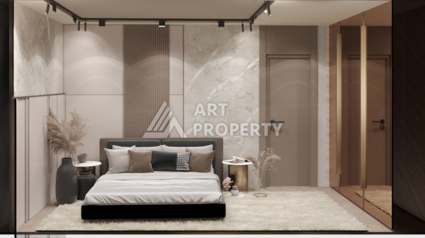 Виллы 4+1 с камином и приватной территорией в Дошемеалты, Анталья, 350 кв.м. - Ракурс 26