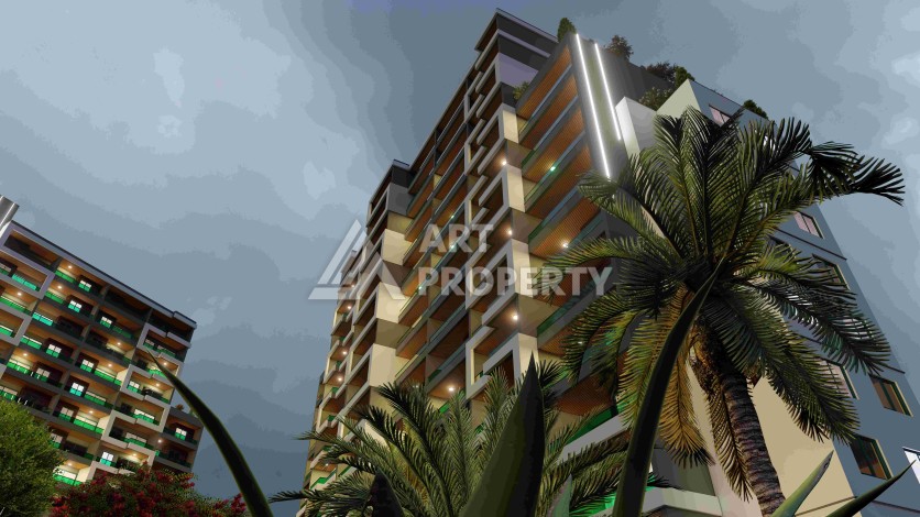 Комфортабельные квартиры 1+1 и 2+1 в строящейся престижной резиденции в Мезитли, от 56 кв.м. - Ракурс 5