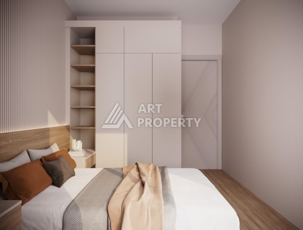 Комфортабельные квартиры 1+1 и 2+1 в строящейся престижной резиденции в Мезитли, от 56 кв.м. - Ракурс 14