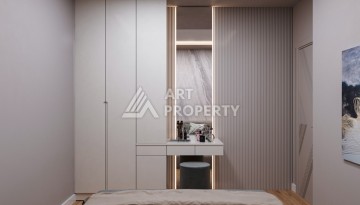 Комфортабельные квартиры 1+1 и 2+1 в строящейся престижной резиденции в Мезитли, от 56 кв.м. - Ракурс 16