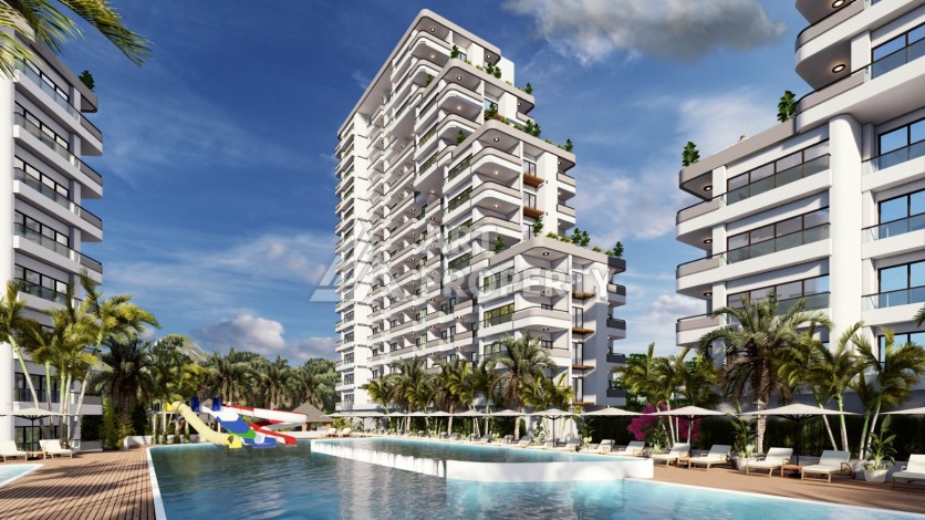 Современные квартиры 1+1 и 2+1 от 62 кв.м. в районе Тедже, Мерсин. - Ракурс 5