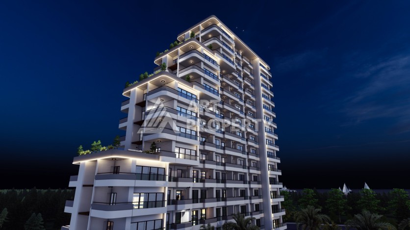 Современные квартиры 1+1 и 2+1 от 62 кв.м. в районе Тедже, Мерсин. - Ракурс 10