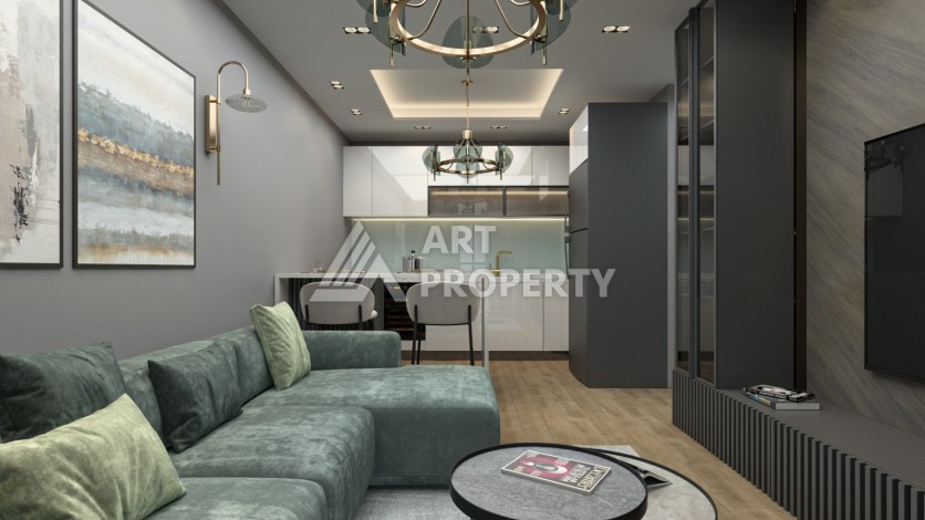 Современные квартиры 1+1 и 2+1 от 62 кв.м. в районе Тедже, Мерсин. - Ракурс 19