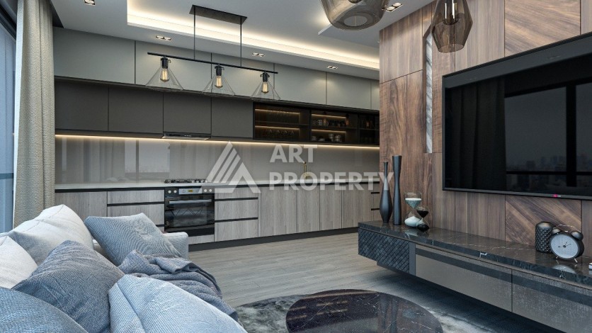 Современные квартиры 1+1 и 2+1 от 62 кв.м. в районе Тедже, Мерсин. - Ракурс 20