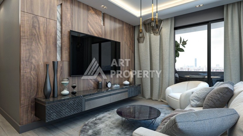 Современные квартиры 1+1 и 2+1 от 62 кв.м. в районе Тедже, Мерсин. - Ракурс 23