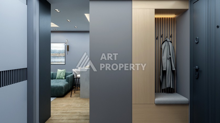 Современные квартиры 1+1 и 2+1 от 62 кв.м. в районе Тедже, Мерсин. - Ракурс 27