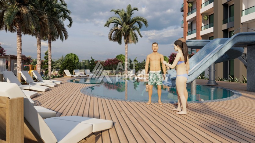 Апартаменты 0+1 и 1+1 всего в 300 метрах от моря в Мерсине, район Тедже - Ракурс 5