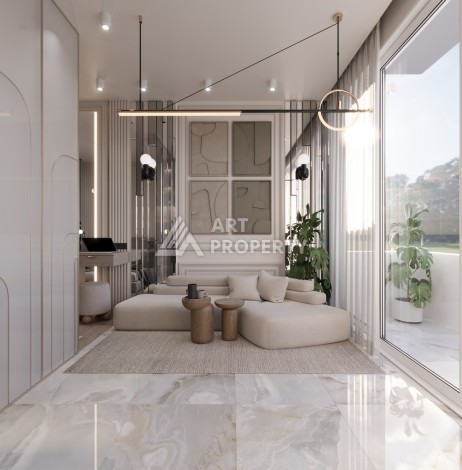 Апартаменты 0+1 и 1+1 всего в 300 метрах от моря в Мерсине, район Тедже - Ракурс 17