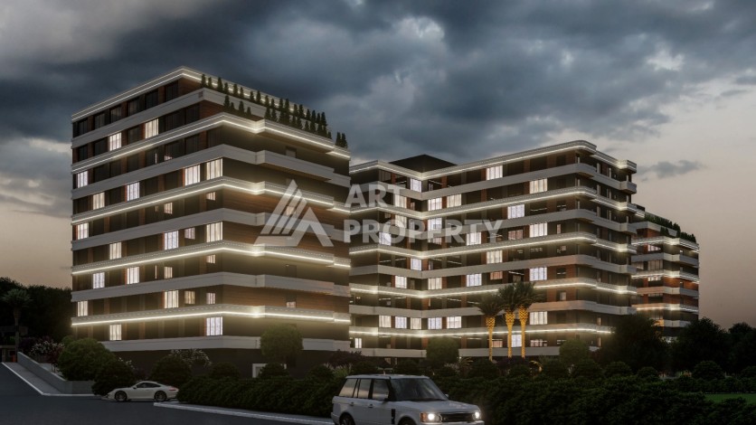 Элегантный инвестиционный проект с квартирами 0+1, 1+1 и 2+1 от 35 кв.м. Томюк, Мерсин. - Ракурс 2