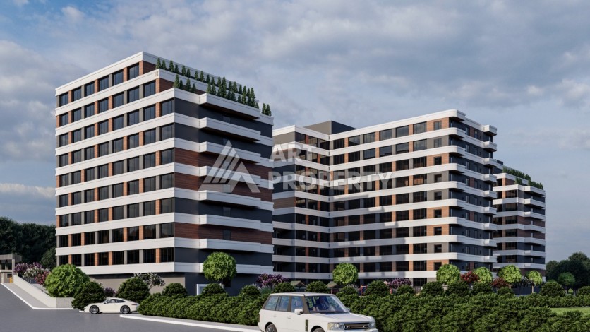 Элегантный инвестиционный проект с квартирами 0+1, 1+1 и 2+1 от 35 кв.м. Томюк, Мерсин. - Ракурс 9