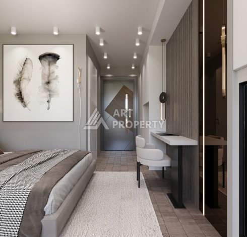 Элегантный инвестиционный проект с квартирами 0+1, 1+1 и 2+1 от 35 кв.м. Томюк, Мерсин. - Ракурс 18