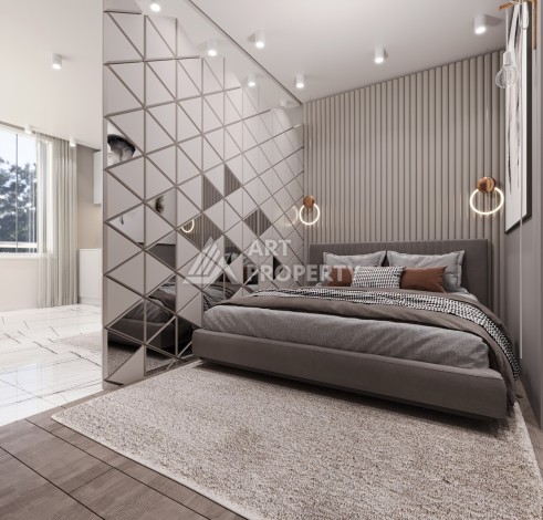 Элегантный инвестиционный проект с квартирами 0+1, 1+1 и 2+1 от 35 кв.м. Томюк, Мерсин. - Ракурс 21