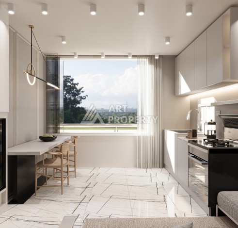 Элегантный инвестиционный проект с квартирами 0+1, 1+1 и 2+1 от 35 кв.м. Томюк, Мерсин. - Ракурс 23