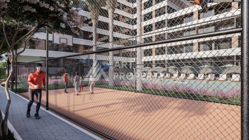 Элегантный инвестиционный проект с квартирами 0+1, 1+1 и 2+1 от 35 кв.м. Томюк, Мерсин. - Ракурс 24