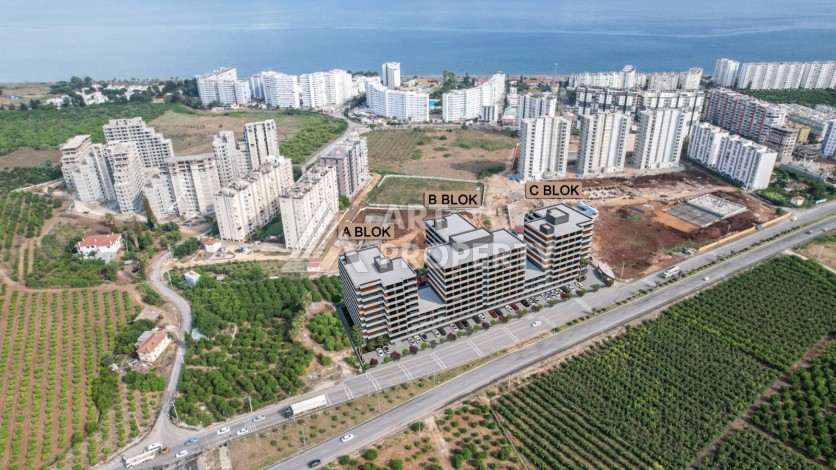 Элегантный инвестиционный проект с квартирами 0+1, 1+1 и 2+1 от 35 кв.м. Томюк, Мерсин. - Ракурс 25