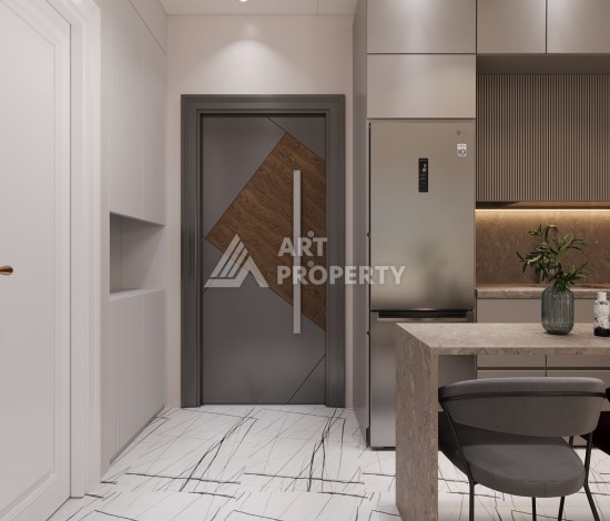 Элегантный инвестиционный проект с квартирами 0+1, 1+1 и 2+1 от 35 кв.м. Томюк, Мерсин. - Ракурс 27