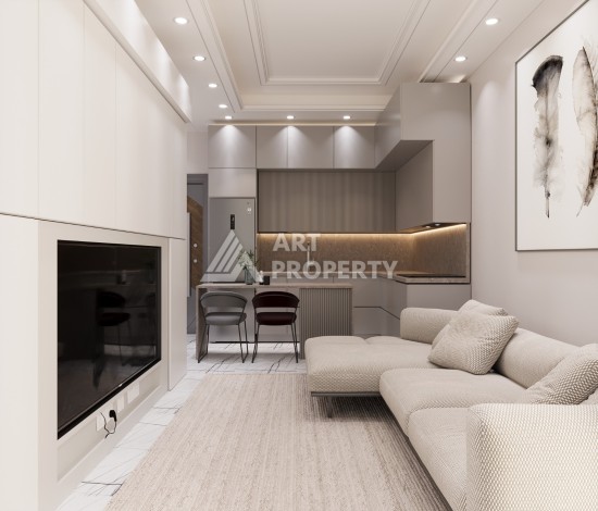 Элегантный инвестиционный проект с квартирами 0+1, 1+1 и 2+1 от 35 кв.м. Томюк, Мерсин. - Ракурс 28