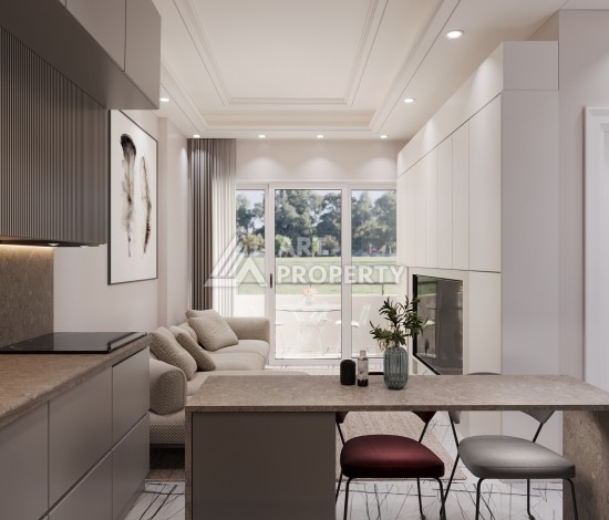 Элегантный инвестиционный проект с квартирами 0+1, 1+1 и 2+1 от 35 кв.м. Томюк, Мерсин. - Ракурс 29