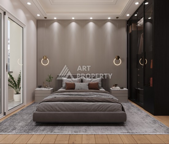 Элегантный инвестиционный проект с квартирами 0+1, 1+1 и 2+1 от 35 кв.м. Томюк, Мерсин. - Ракурс 31