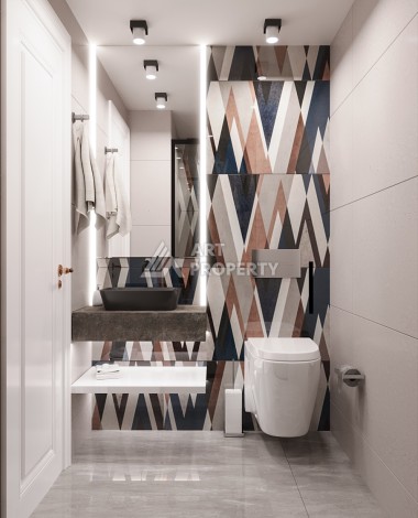 Элегантный инвестиционный проект с квартирами 0+1, 1+1 и 2+1 от 35 кв.м. Томюк, Мерсин. - Ракурс 32