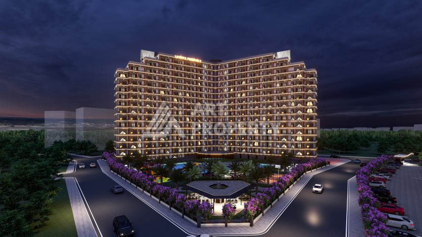 Премиум проект с квартирами 1+1, 2+1, 3+1 и 4+1 виллами в 150 метрах от моря. Томюк, Мерсин. - Ракурс 7