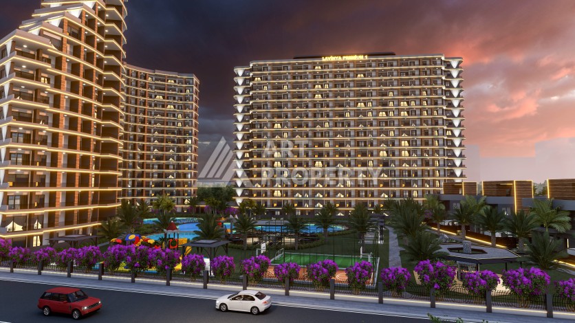 Премиум проект с квартирами 1+1, 2+1, 3+1 и 4+1 виллами в 150 метрах от моря. Томюк, Мерсин. - Ракурс 10