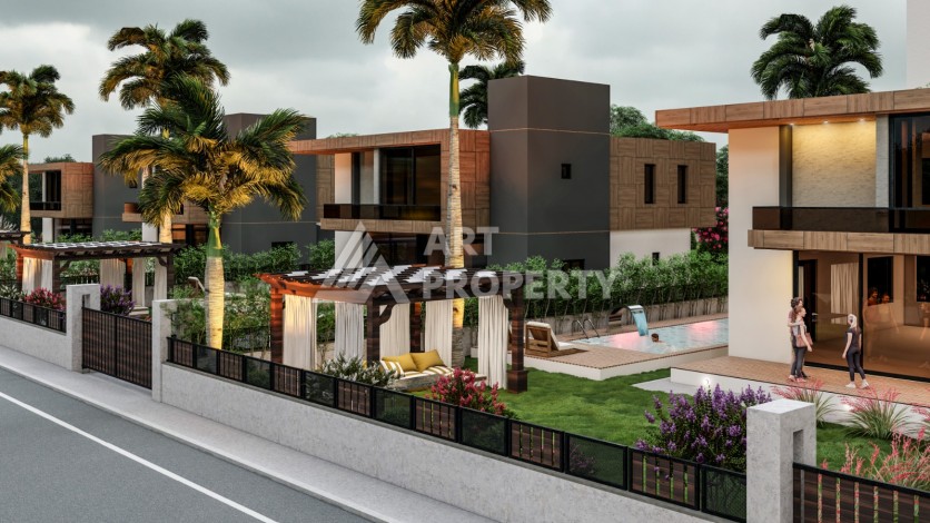 Премиум проект с квартирами 1+1, 2+1, 3+1 и 4+1 виллами в 150 метрах от моря. Томюк, Мерсин. - Ракурс 14