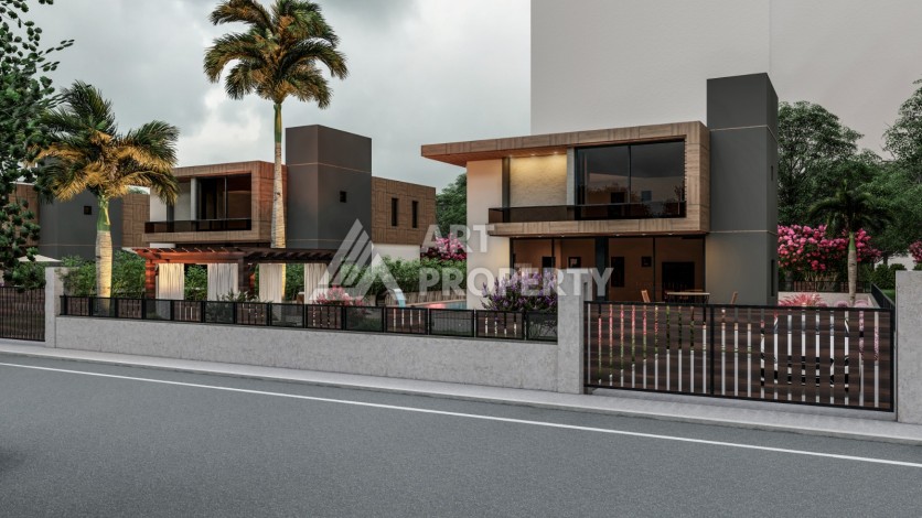 Премиум проект с квартирами 1+1, 2+1, 3+1 и 4+1 виллами в 150 метрах от моря. Томюк, Мерсин. - Ракурс 15