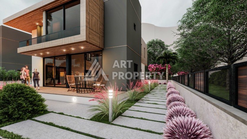 Премиум проект с квартирами 1+1, 2+1, 3+1 и 4+1 виллами в 150 метрах от моря. Томюк, Мерсин. - Ракурс 17