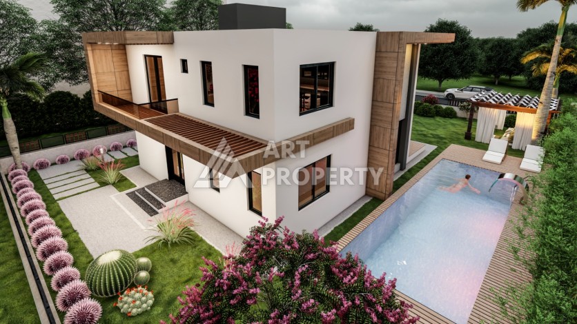 Премиум проект с квартирами 1+1, 2+1, 3+1 и 4+1 виллами в 150 метрах от моря. Томюк, Мерсин. - Ракурс 18