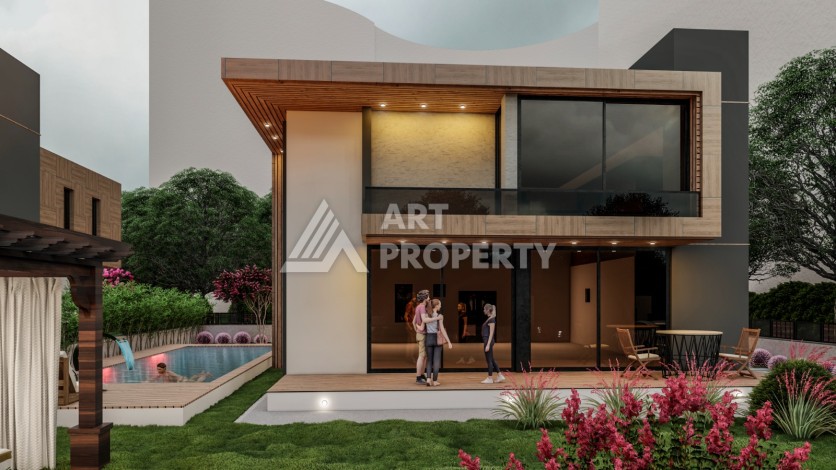 Премиум проект с квартирами 1+1, 2+1, 3+1 и 4+1 виллами в 150 метрах от моря. Томюк, Мерсин. - Ракурс 19