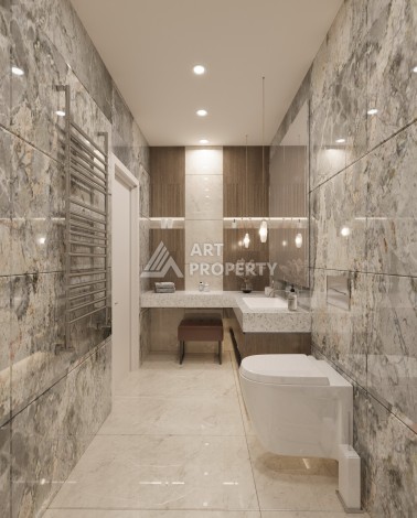 Премиум проект с квартирами 1+1, 2+1, 3+1 и 4+1 виллами в 150 метрах от моря. Томюк, Мерсин. - Ракурс 34