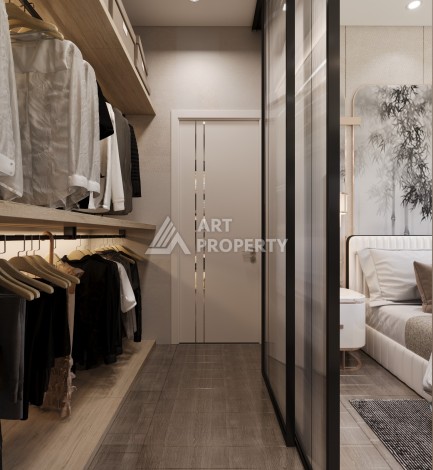 Премиум проект с квартирами 1+1, 2+1, 3+1 и 4+1 виллами в 150 метрах от моря. Томюк, Мерсин. - Ракурс 38