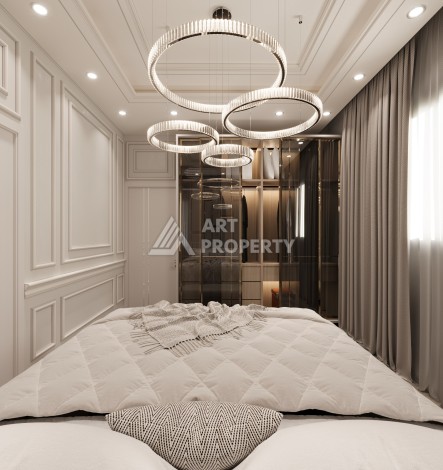 Премиум проект с квартирами 1+1, 2+1, 3+1 и 4+1 виллами в 150 метрах от моря. Томюк, Мерсин. - Ракурс 40