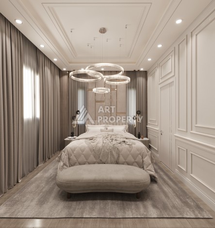 Премиум проект с квартирами 1+1, 2+1, 3+1 и 4+1 виллами в 150 метрах от моря. Томюк, Мерсин. - Ракурс 42