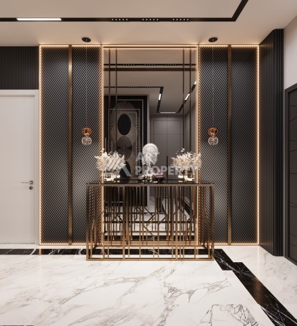 Премиум проект с квартирами 1+1, 2+1, 3+1 и 4+1 виллами в 150 метрах от моря. Томюк, Мерсин. - Ракурс 43