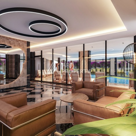 Премиум проект с квартирами 1+1, 2+1, 3+1 и 4+1 виллами в 150 метрах от моря. Томюк, Мерсин. - Ракурс 44