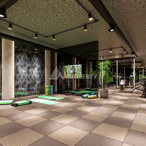 Премиум проект с квартирами 1+1, 2+1, 3+1 и 4+1 виллами в 150 метрах от моря. Томюк, Мерсин. - Ракурс 45