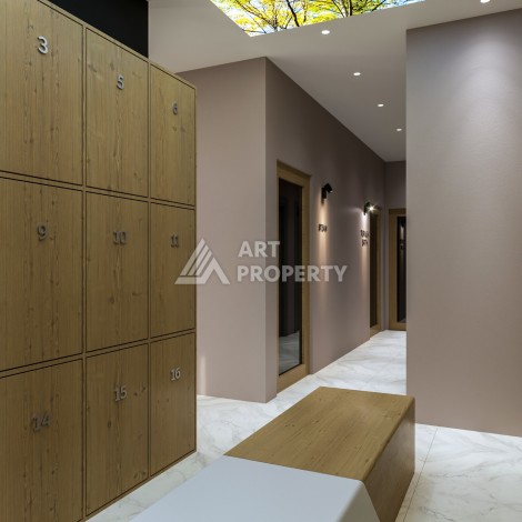 Премиум проект с квартирами 1+1, 2+1, 3+1 и 4+1 виллами в 150 метрах от моря. Томюк, Мерсин. - Ракурс 55