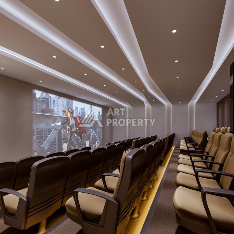 Премиум проект с квартирами 1+1, 2+1, 3+1 и 4+1 виллами в 150 метрах от моря. Томюк, Мерсин. - Ракурс 56