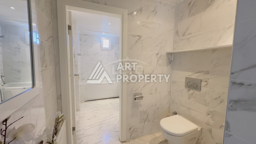 Просторная квартира 3+1 , 165 кв.м на первой береговой линии моря в районе Тосмур - Ракурс 22