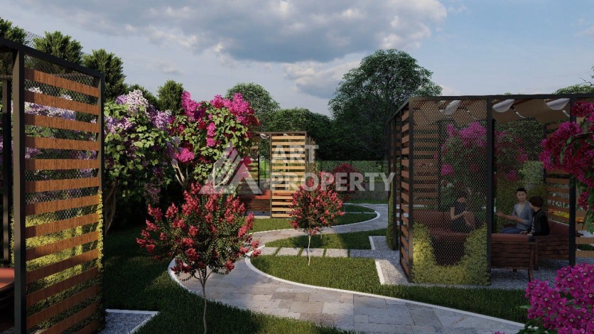 Квартиры 1+1 в минутной доступности от прекрасного пляжа в районе Арпачбахшиш, 65 кв.м. - Ракурс 6