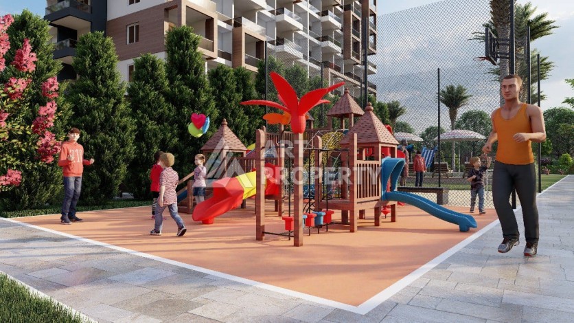 Квартиры 1+1 в минутной доступности от прекрасного пляжа в районе Арпачбахшиш, 65 кв.м. - Ракурс 7