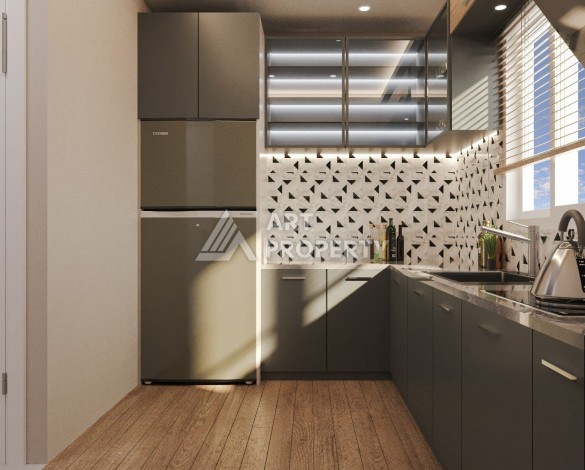 Квартиры 1+1 в минутной доступности от прекрасного пляжа в районе Арпачбахшиш, 65 кв.м. - Ракурс 14