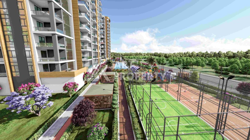 Просторные квартиры от 75 до 120 кв.м. в 450 метрах от моря. Томюк, Мерсин. - Ракурс 2