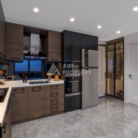 Просторные квартиры от 75 до 120 кв.м. в 450 метрах от моря. Томюк, Мерсин. - Ракурс 30